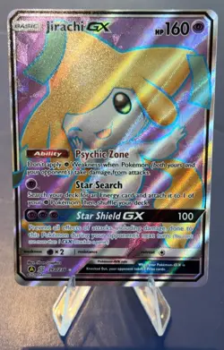 Jirachi GX 79a/236 Alternate Art Promo Full Art Holo Sun & Moon Pokemon - Image 1