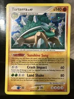 [MP] Torterra 11/100 Stormfront Holo Pokemon Card - Image 1