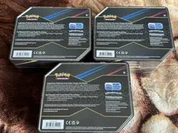 Pokemon TCG Crown Zenith Legendary Birds Tin Lot (3) Sealed Promo 2019 - Image 3