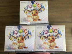 Lot of 3 Pokemon TCG Prismatic Evolutions Elite Trainer Box ETB Factory Sealed - Image 1