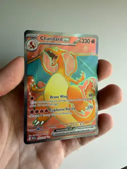 Pokemon 151 Charizard ex Full Art #183/165 NM - Image 1