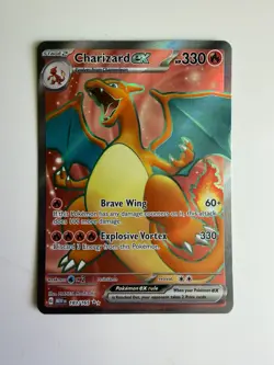 Pokemon 151 Charizard ex Full Art #183/165 NM - Image 3