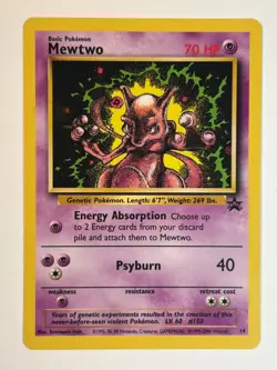 Pokemon Mewtwo Promo #14 Black Star Promo WOTC Wizards Of The Coast NM - Image 1