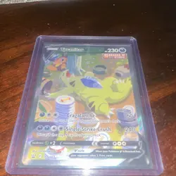 Pokemon Tyranitar V 155/163 Battle Styles Alt Full Art Holo Ultra Rare Eng - Image 2
