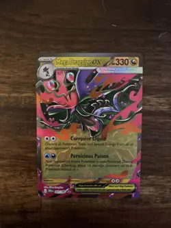 Pokemon Chaos Rising Mega Dragalge EX ENTIRE Set Of 3 Includes SIR - Image 3