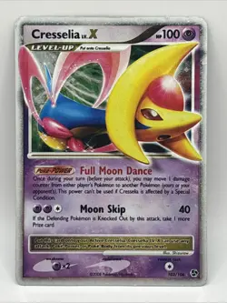 Pokemon TCG Cresselia LV.X 103/106 Great Encounters Holo HP/DMG - Image 1