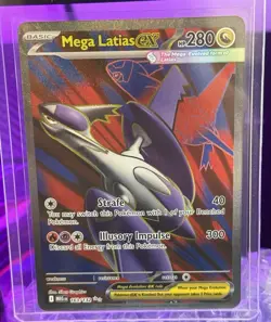 Mega Latias ex 163/132 Ultra Rare Mega Evolution Pokemon Card - Image 1