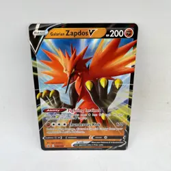 Galarian Zapdos V 080/198 Holo V Rare Chilling Reign Pokemon Holo Lightly Played - Image 1