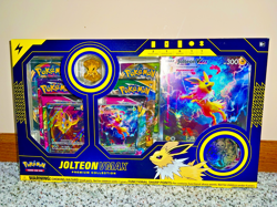 Pokemon Jolteon VMAX Premium Collection Box Factory Sealed +6 Packs Promo 2021 - Image 1