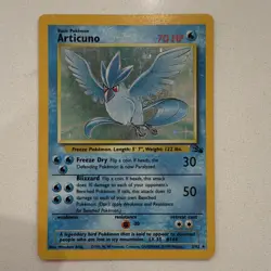 WOTC Pokemon TCG Articuno 2/62 Fossil Holo Rare Unlimited 1999 Eng 70 HP - Image 1