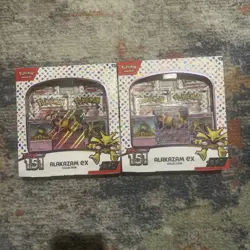 Pokemon TCG Scarlet & Violet 151 Alakazam EX Collection Box (2 Boxes) - Image 1