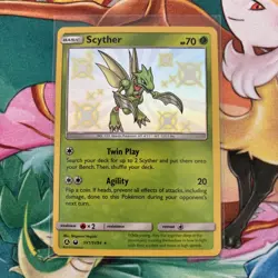 Pokemon Scyther TCG SV1/SV94 Hidden Fates Shiny Holo Rare NM/M Condition - Image 1