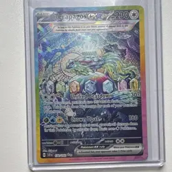 Pokemon TCG Terapagos ex 170/142 SV07 Stellar Crown Ultra Rare Full Art Holo - Image 1