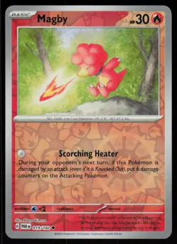 Magby 019/182 Common Paradox Rift Pokemon Reverse Holo Near Mint - Image 1