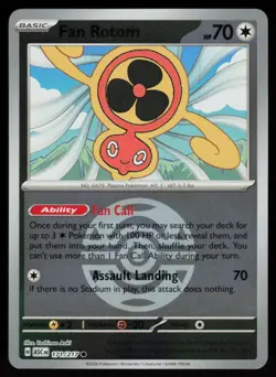 Fan Rotom (Dusk Ball) 171/217 Common Ascended Heroes Pokemon Near Mint - Image 1