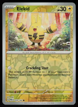 Elekid 059/182 Common Paradox Rift Pokemon Reverse Holo Near Mint - Image 1