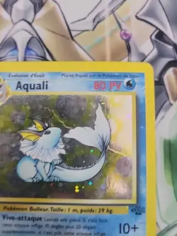 Aquali - French Pokemon TCG Vaporeon Jungle 12/64 Holo Unlimited - Image 4