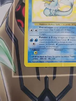 Aquali - French Pokemon TCG Vaporeon Jungle 12/64 Holo Unlimited - Image 5