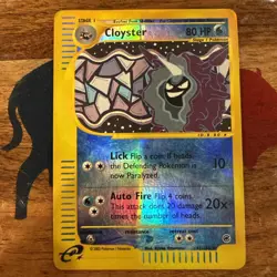 Pokemon Cloyster 42/165 Expedition Rare Reverse Holo WOTC HP - Image 1