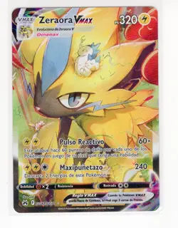 ~ESP~ SPANISH Zeraora VMax GG42 Crown Zenith Pokemon Card (C1) - Image 1