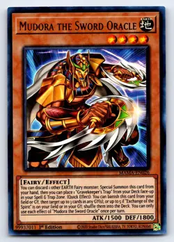 Mudora the Sword Oracle Common Speed Duel: Battle City Finals SBC2-ENF01 LP - Image 1
