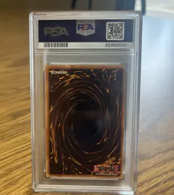 2002 Dark Magician LOB-005 Ultra Rare Unlimited Original Print PSA 8 NM-MT - Image 2