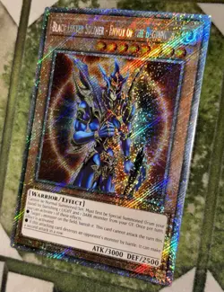 YuGiOh BLACK LUSTER SOLDIER ENVOY OF THE BEGINNING Platinum Secret RA03 EN132 - Image 1