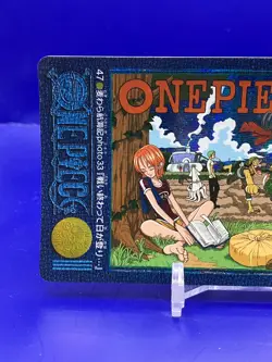 Nami ONE PIECE Visual Adventure Holo Rare Cards TCG Japanese 2000 Vintage #47 AI - Image 3
