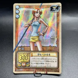 Nami 2003 BP-C05 One Piece Card Game Prism Holo Japanese vintage Bandai - Image 3