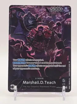 One Piece TCG - Promo - Marshall D. Teach OP09-081 – 2nd Anniversary – English - Image 1
