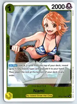 Nami OP15-108 One Piece Adventure on Kami's Island Rare Near Mint - Image 1