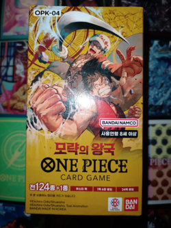 One Piece Kingdoms of Intrigue Box Korean OPK-04 + 10 One Piece Variety Sleeves - Image 1