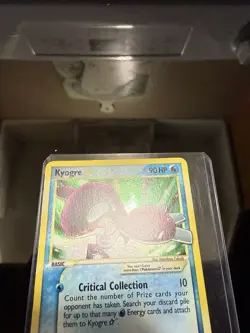 2005 EX Delta Species GOLD STAR Shiny Kyogre Holo Foil 112/113 Pokemon NM-M - Image 3