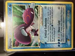 2005 EX Delta Species GOLD STAR Shiny Kyogre Holo Foil 112/113 Pokemon NM-M - Image 4