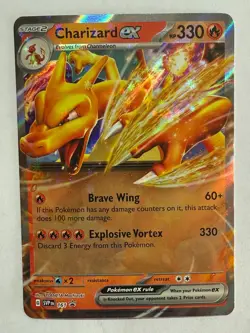 Pokemon Charizard EX 161 SV: Scarlet & Violet Promo Cards NM Holo - Image 1
