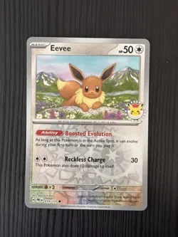 Eevee - (Pokemon Day 2025) (Reverse Cosmos Holo) 074/131 Miscellaneous Cards... - Image 1