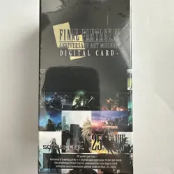 Final Fantasy VII Anniversary Art Museum Trading Cards Display Box - Image 1