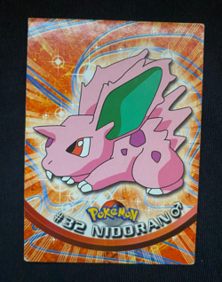 Nidoran M #32 Topps TV Animation Edition Blue Label Pokemon Card (MP) - Image 1