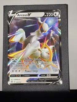 Arceus V 122/172 Brilliant Stars Ultra Rare Full Art Holo Card Pokemon TCG NM - Image 1