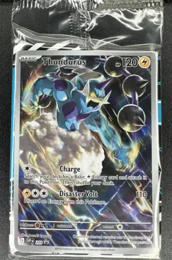 Pokemon Thundurus 209 Sealed Promo Card Black Flare - Image 1