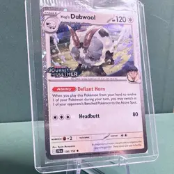 Hop's Dubwool Promo STAMPED Journey Together Pokemon Card 136/159 - Image 3