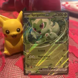 Sprigatito ex 087 Sv: Scarlet & Violet Promo Cards Holo - Image 1