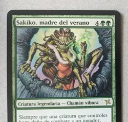 Sakiko, Mother of Summer - Spanish - Betrayers of Kamigawa 141/165 - MTG Magic - Image 2