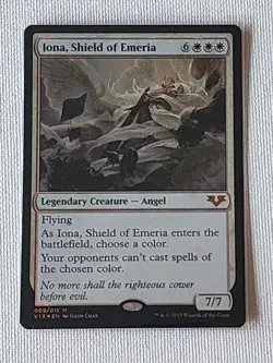 MTG Iona, Shield of Emeria FOIL From the Vault: Angels NM Magic WotC Legendary - Image 1