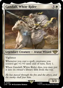 Gandalf, White Rider Universes Beyond: The Lord of the Rings: Tales of... - Image 1