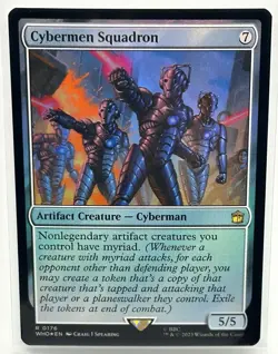 Cybermen Squadron, Doctor Who, MTG Magic the Gathering, FOIL (0176) NM - Image 1