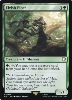 Elvish Piper R Commander: The Lord of the Rings: Tales of Middle-earth 239 NM - Image 1