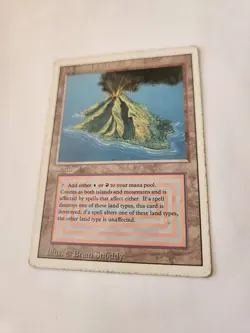 🔹 Volcanic Island - MTG Revised (1994) - Played, Dual Land! - Image 1