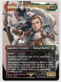 Balthier and Fran (Borderless) (0393) Final Fantasy Foil - Image 1