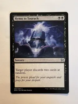 Hymn to Tourach - MTG Eternal Masters - NM Sorcery Uncommon - Image 1